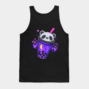 Starry Panda Bubble Tea - Sapphire Witch Tank Top